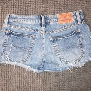 Lucky brand shortie jean shorts